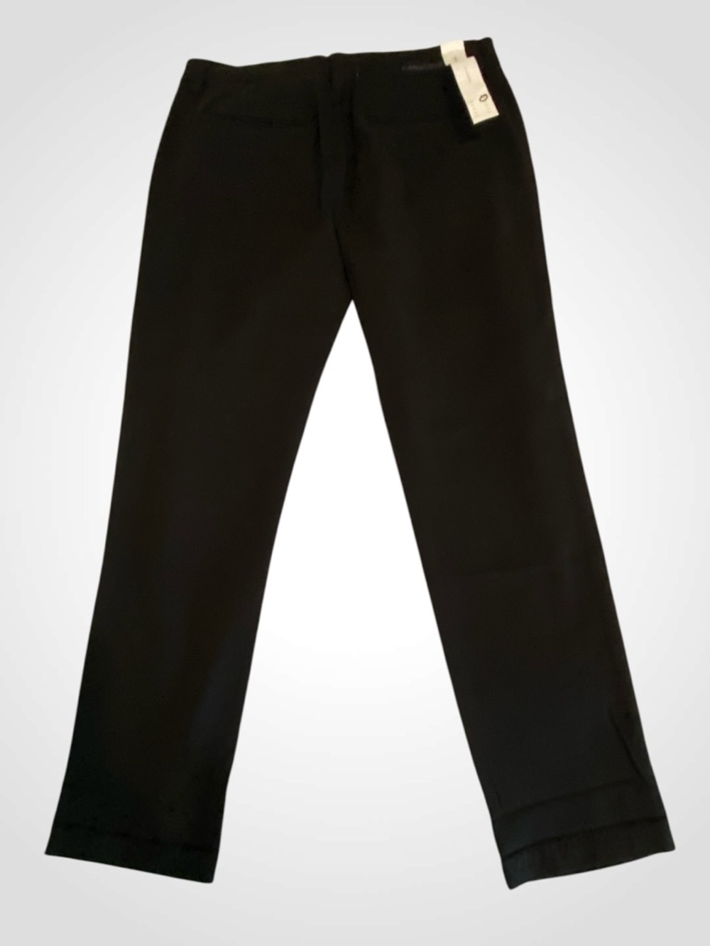 Current/Elliott The Confidant Women’s Black Cropped Straight-Leg Pants NWT 28 - Picture 3 of 12